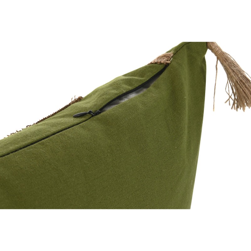 Coussin Home ESPRIT Vert Naturel Boho 45 x 5 x 45 cm