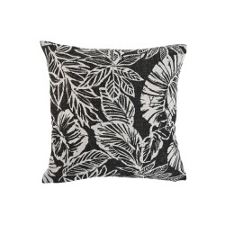 Cushion Home ESPRIT White Black Printed 45 x 15 x 45 cm