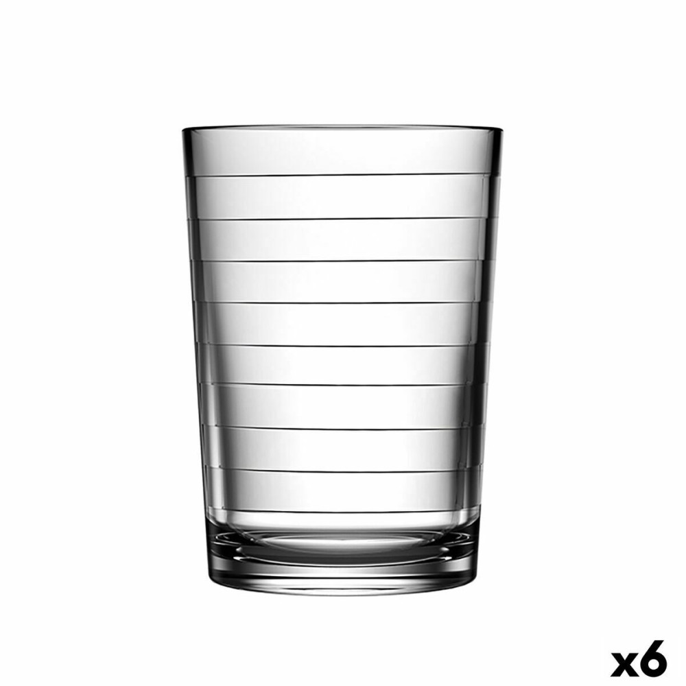 Verre Quid Urban Transparent verre 6 Unités 500 ml (Pack 6x)