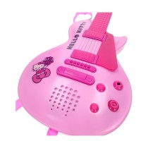 Guitare pour Enfant Hello Kitty Électronique Microphone Rose