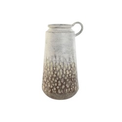 Vase Home ESPRIT White Metal Colonial 23 x 20 x 40 cm