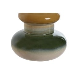 Vase Home ESPRIT Multicolour Stoneware Modern 18 x 18 x 25 cm