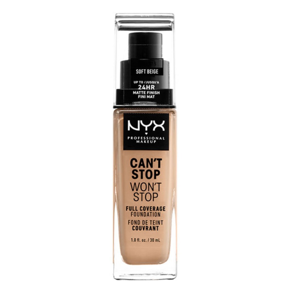 Base de maquillage liquide Can't Stop Won't Stop NYX 800897157241 (30 ml) (30 ml)