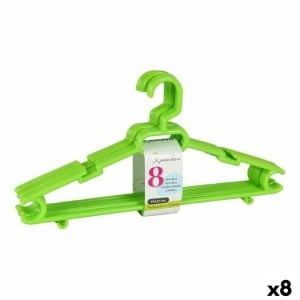 Hangers Rainbow Dem Rainbow Plastic 8 Pieces 43 x 22 x 6 cm (8 Units)