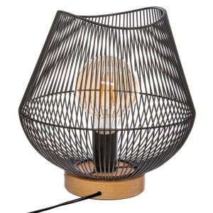 Lampe de bureau Atmosphera Jena Noir Métal 40 W (Ø 28 x 26 cm)