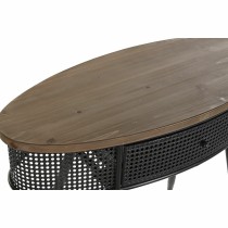 Console DKD Home Decor 90,5 x 39 x 78 cm Fir Black Metal Brown