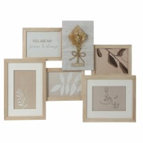 Fotorahmen DKD Home Decor 54 x 2,4 x 36,7 cm Kristall natürlich Shabby Chic