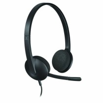 Kopfhörer mit Mikrofon Logitech 981-000475 Schwarz