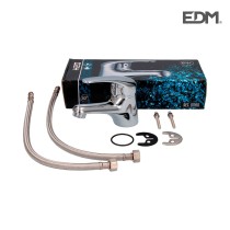 Mixer Tap EDM 01160 Stainless steel Brass 100 x 110 mm