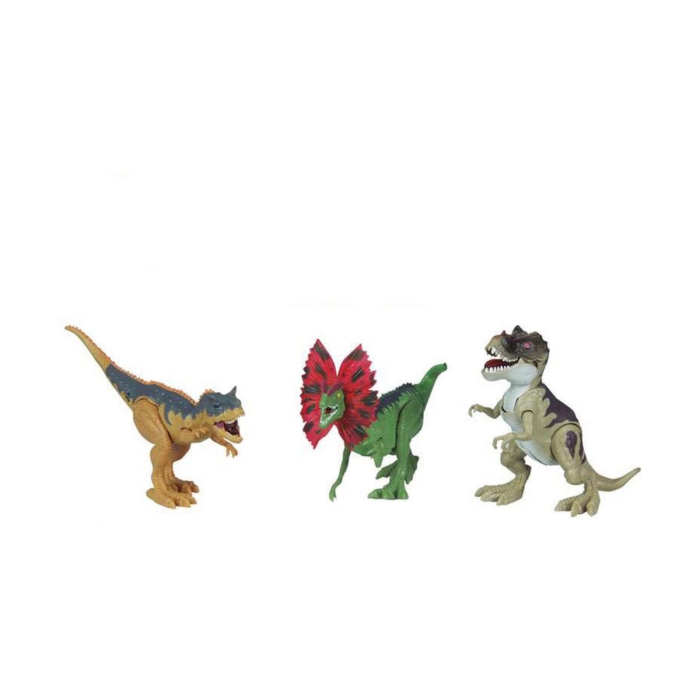 Set of Dinosaurs Sound Lights 3 Pieces