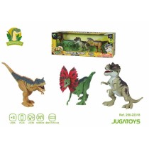 Set Dinosaures Son Lumières 3 Pièces