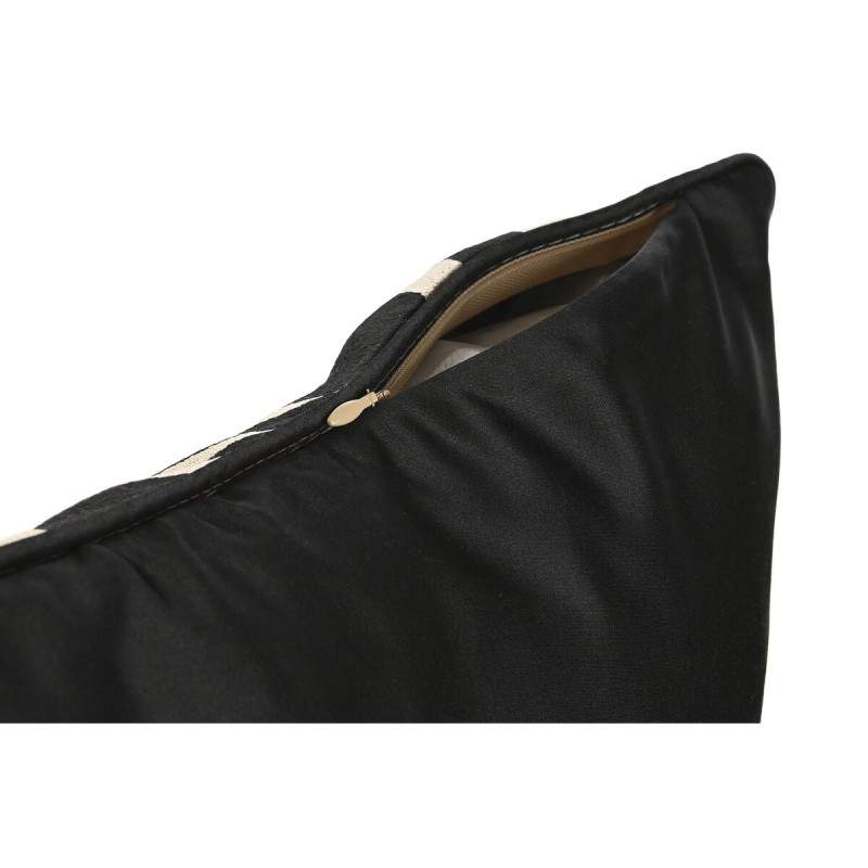 Coussin Home ESPRIT Noir Doré 45 x 15 x 45 cm