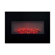 Decorative Electric Chimney Breast Classic Fire Memphis Black 1800 W 66 x 13 x 46 cm