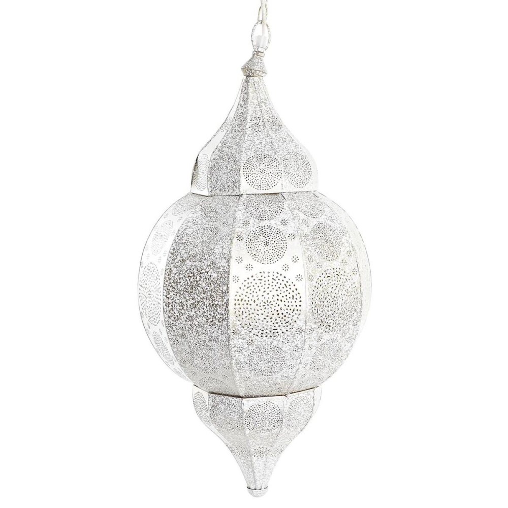 Suspension DKD Home Decor 31 x 31 x 64 cm Doré Blanc Fer 50 W