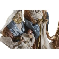 Christmas nativity set DKD Home Decor Blue Golden Crown 30 x 5 x 30 cm 50 x 10 x 57 cm