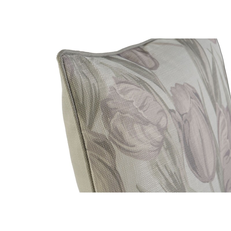 Cushion Home ESPRIT Printed Tulip 45 x 10 x 45 cm