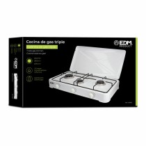 gas stove EDM White Metal 60 x 33 x 12 cm