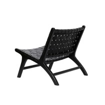 Chaise de Salle à Manger DKD Home Decor Noir 65 x 79 x 70 cm