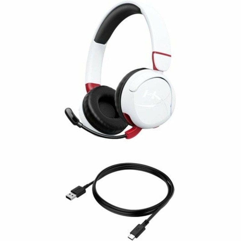 Casques avec Micro Gaming Hyperx Cloud Mini Blanc Enfant