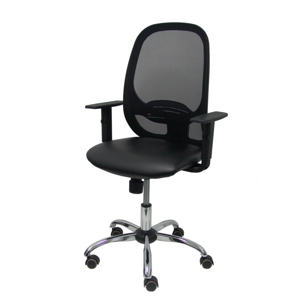 Chaise de Bureau P&C 10CCRRN Avec accoudoirs Noir