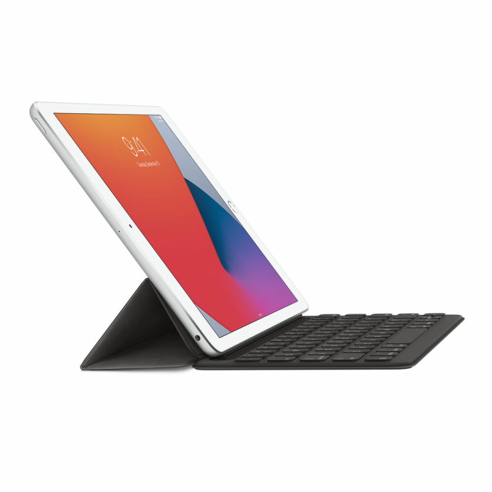 Housse pour iPad + Clavier Apple iPad 2019  iPad Air 3 Espagnol Qwerty Noir