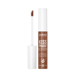 Lippenstift Andreia Kiss Proof 8 ml Nº 6 Helles Schokoladenbraun