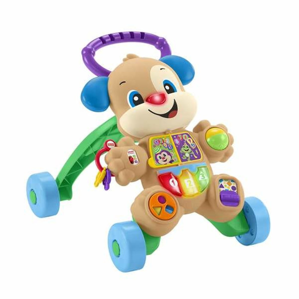 Gehhilfe auf Rädern Fisher Price Sound Hund Lichter Mehrsprachig