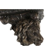 Etagère DKD Home Decor Doré Lion Résine (36,5 x 16,5 x 21 cm)