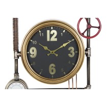 Horloge Murale DKD Home Decor Vannes Verre Doré Fer (50,5 x 12 x 73 cm)