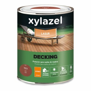 Protektives Öl Xylazel Decking Teakholz 750 ml Satin