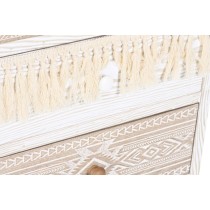 Chest of drawers DKD Home Decor Fir Natural Cotton White (48 x 35 x 89 cm)