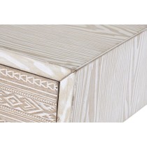 Console DKD Home Decor Sapin Naturel Blanc 120 x 35 x 80 cm