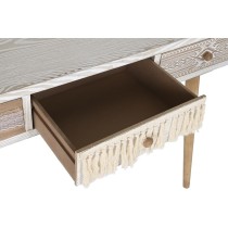 Console DKD Home Decor Sapin Naturel Blanc 120 x 35 x 80 cm