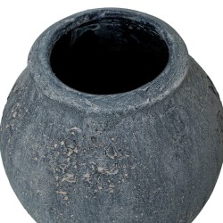 Vase Alexandra House Living Grau aus Keramik 14 x 9 x 29 cm