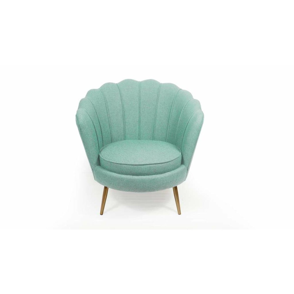 Fauteuil DKD Home Decor Vert Argenté Métal Plastique 80 x 75 x 86 cm