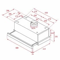 Konventioneller Rauchfang Teka TL6420.2WH Weiß