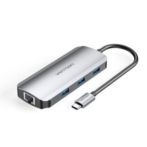 USB Hub Vention TOHHB Silver