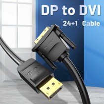 DisplayPort to DVI Adapter Vention HAFBF Black 2 m