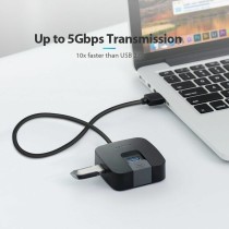 Hub USB Vention CHABF Schwarz