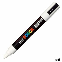 Felt-tip pens POSCA PC-5M White (6 Units)