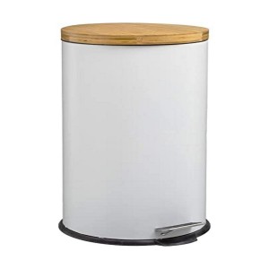 Waste bin 5five Simply Smart Baltik White 30 L Metal