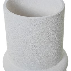 Vase Alexandra House Living Blanc Céramique 16 x 30 cm