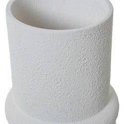 Vase Alexandra House Living White Ceramic 16 x 30 cm