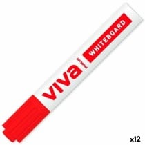 Whiteboard marker Molin Viva Red (12 Units)