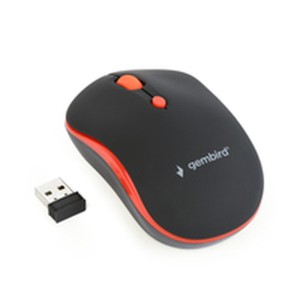 Souris sans-fil GEMBIRD MUSW-4B-03-R Noir/Rouge (1 Unités)