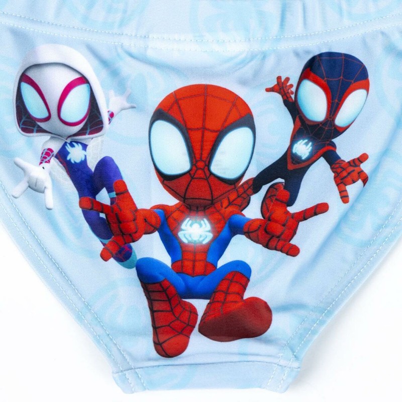 Children’s Bathing Costume Spidey Light Blue