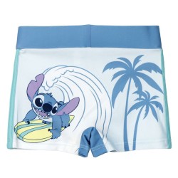 Boxer de Bain pour Enfants Stitch Bleu