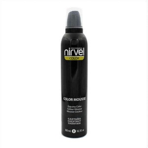 Coloration Semi-permanente Nirvel Color Mousse Marron (300 ml)