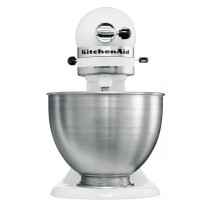 Rührquirl KitchenAid 5K45SSEWH Metall Edelstahl Zink