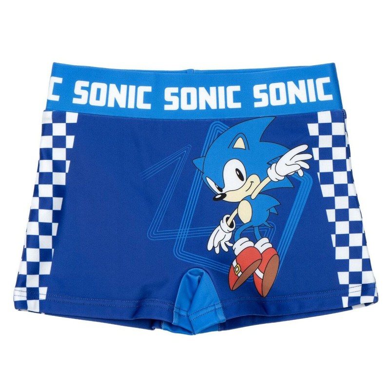 Boxer de Bain pour Enfants Sonic Bleu foncé